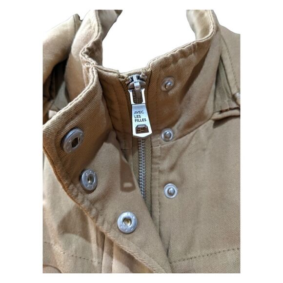 AVEC LES FILLES Women's Tan Utility Jacket Size S - Picture 5 of 7